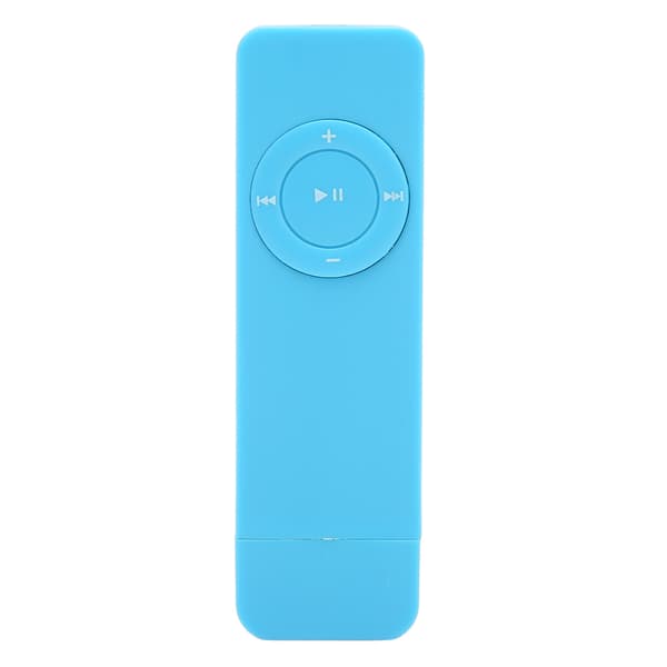 MP3-afspiller med tabsfri lyd, understøtter op til 64 GB Mini musikafspiller til studerende, løb, rejser, blå