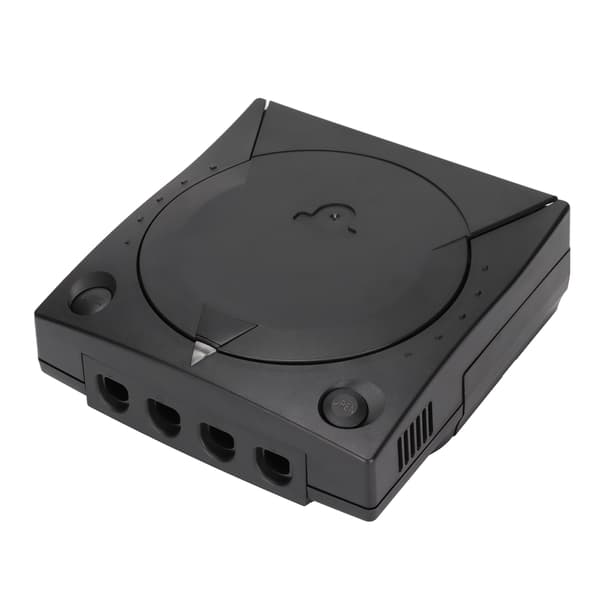 Hus Shell Plast Stødabsorberende Sort Erstatningsbeskyttelsesetui til SEGA Dreamcast DC