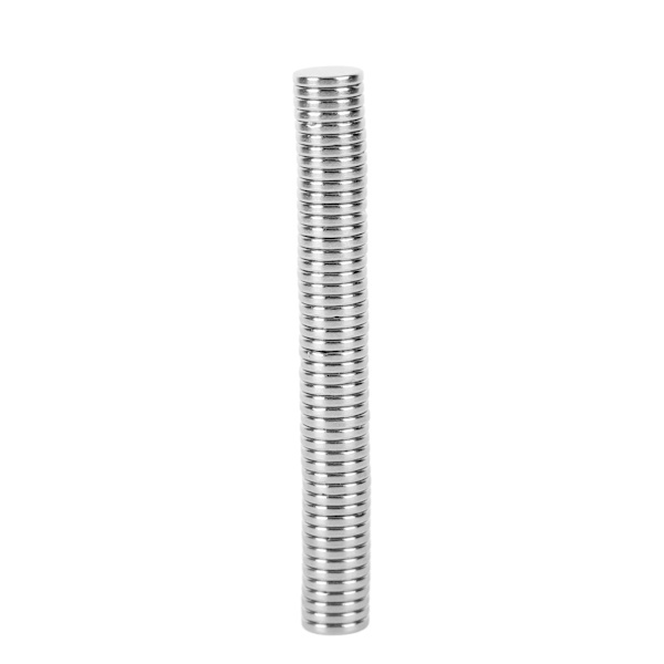 100 st runda neodymmagneter 10x2mm Rostskydd Hög styrka Cirkulära magneter