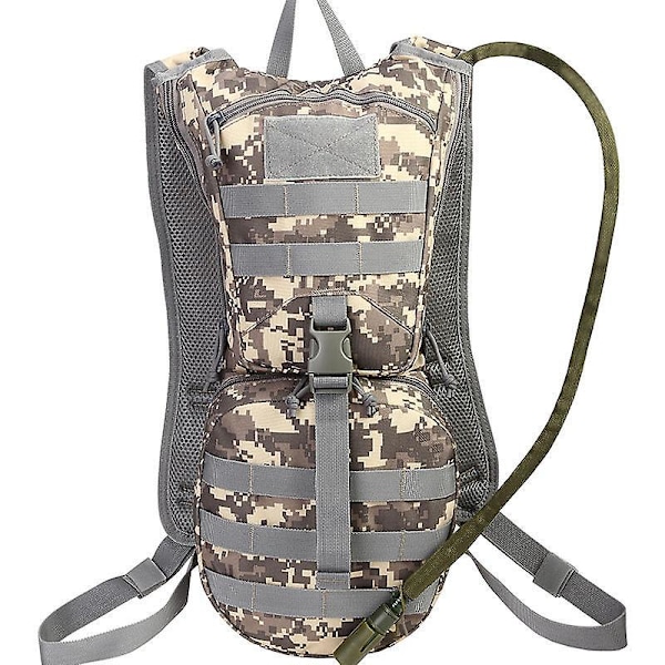 Taktisk Hydration Pack 3L TPU Vattenblåsa Militär Ryggsäck för Cykling Vandring Löpning Klättring Jakt Cykling