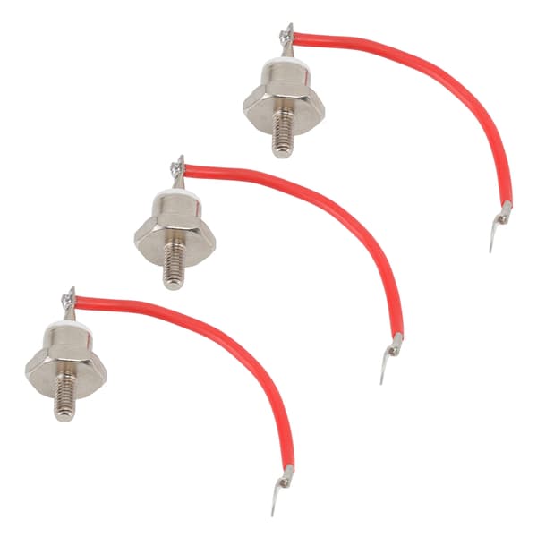 3 stk. ZX70 12 Diode Rustforebyggelse Stabil Ydeevne 70A Diode med Ledning til Motorstyring Positiv Rød Ledning