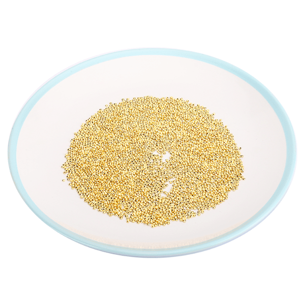 5000 stk 3 mm Rhinestone Alle Gullbelagt Gule Akryl Diamant for Bryllup DIY Negle Dekorasjon