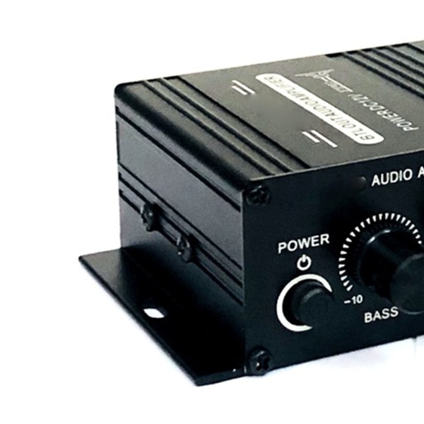 Miniforsterker 2-kanals ren lyd Kraftig bærbar liten stereoforsterker for bilhjem 12V