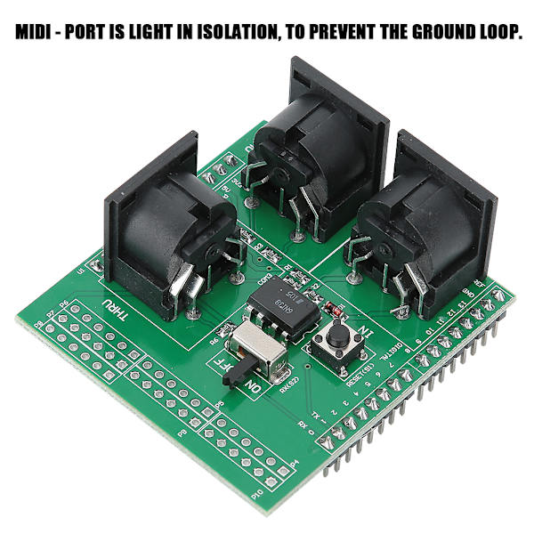 MIDI Shield Breakout Board til Arduino Digital R3 AVI PIC Interface Adapter