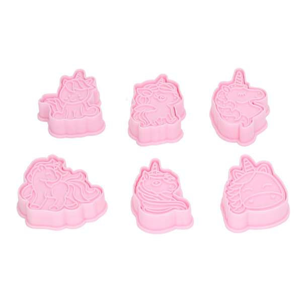 Fondant Embosser - Enkel rengjøring DIY Making ABS Fleksibel Gjenbrukbar Sjokolade Stempel Sett for Baking Cupcake