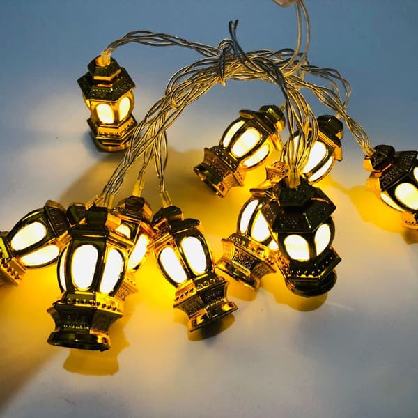 LED Muslim Ramadan lyskæde Eid lanterner lyskæde LED fe-lampe