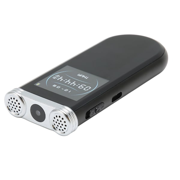 Digital röstinspelare 1080P HD brusreducering AI Smart Motion Detection Högtalarljudinspelare med uppspelning 16GB
