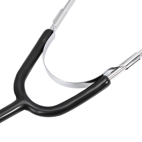 Multifunktionellt stetoskop med dubbelt huvud Dubbelt huvud Estetoscopio Medical Health Care Tool Svart