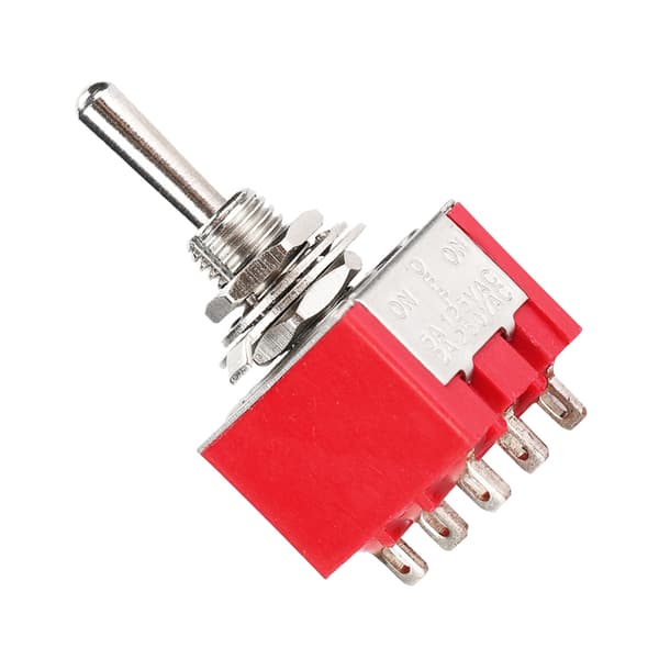 5 STK MTS-303 Mini Toggle Switch 3PDT 9 Pin 3 Position On OFF on