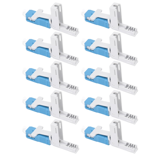 10 stk Fiberoptisk hurtigkobling Innebygd type SC/UPC Kald optisk rask tilkobling