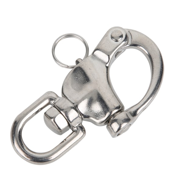 Bjergbestigning klippeklatring sjækle 316 rustfrit stål rotation Quick Connect snapkrog 16x87 mm