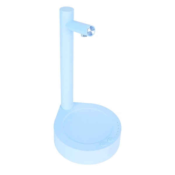 Smart bordsvattendispenser 7 nivåer justerbar USB laddning Lågbrusvattendispenser för 5 gallon flaska himmelsblå