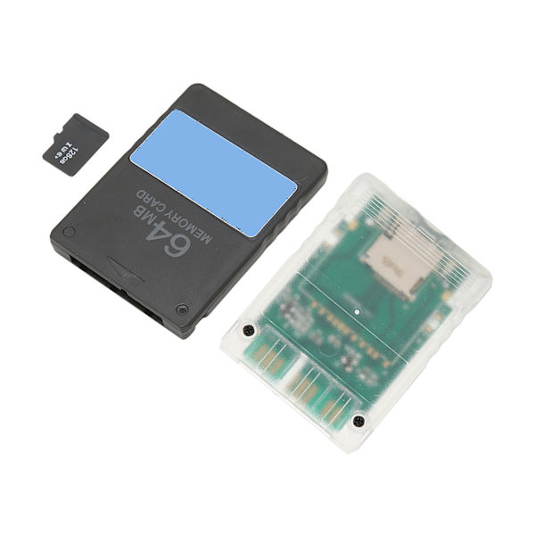 Konsolin muistikortinlukija Plug and Play -ammattimainen muistikortinsovitin muistikortilla 128G 64MB FMCBV1.966 PS2 Thick -laitteelle