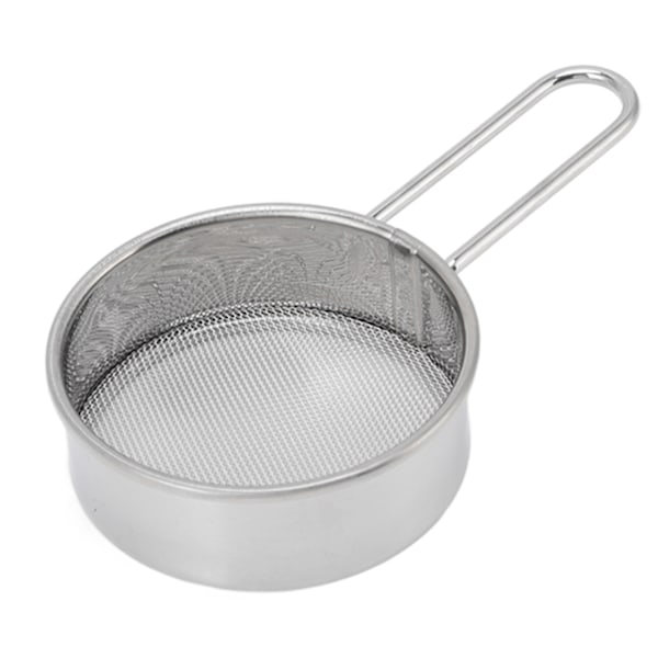 Mjölsikt Sil 304 Rostfritt Stål Lätt Rengöring Ergonomiskt Handtag Mesh Rund Sikta För Bakning