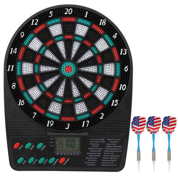Elektronisk Dart Automatisk Poängräkning Mjuk Darttavla Set Familjefritid Mål Underhållning