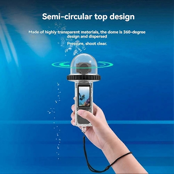 Vandtæt etui til DJI Osmo Pocket 3 kamera, undervandsdykning A