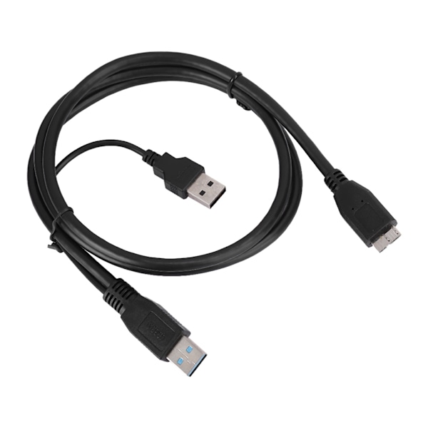 USB3.0 - Micro USB -mobiilikovalevyn datakaapeli lisävirtaliitännällä, kaksinkertainen virtalähde C0109 1m