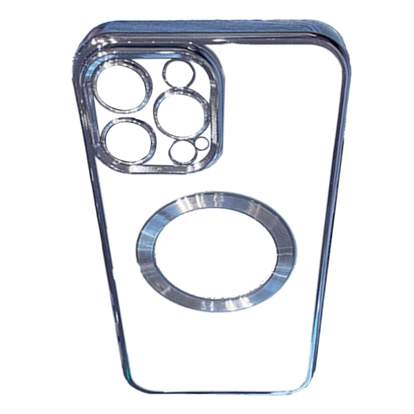 Puhelimen suojakotelo Muodikkaasti sähköpinnoitettu magneettinen imu Täysin peitetty iskunkestävä puhelimen suojus IPhonelle Far Peak Blue IPhone13Prolle
