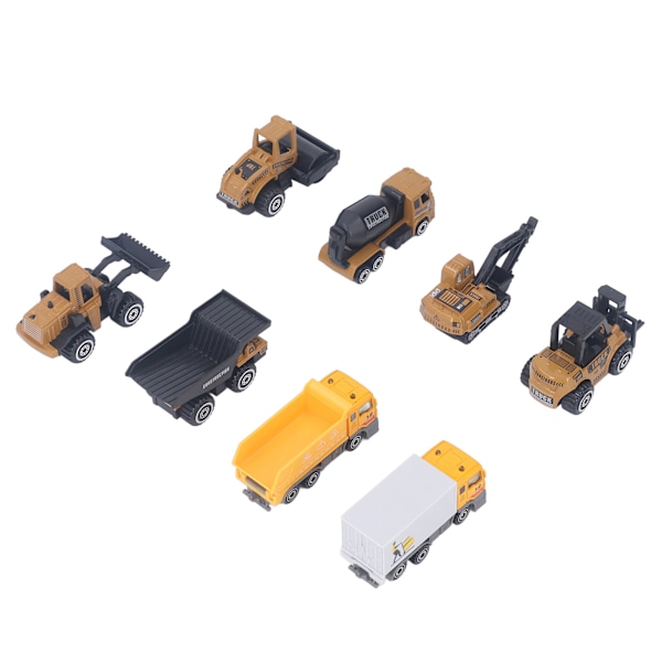 Pojkar Byggfordon Set 1:60 Byggfordon Modell Legering Gjutna Tekniska Bilar Modell Leksak