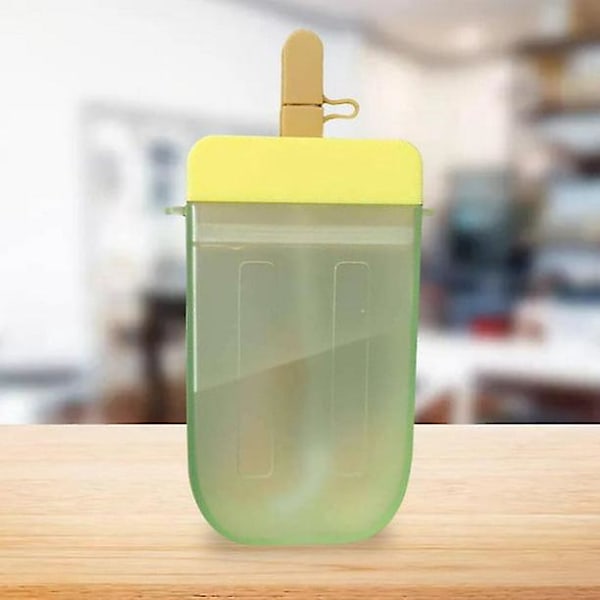 BPA-fri 300 ml Rektangulär Vattenflaska med Bärbar Rem - Grön