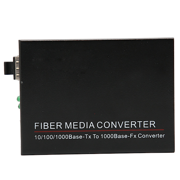 Fiber Transceiver TBC‑MC3600E‑SFP Full Duplex Half Duplex Gigabit Fiber Optic Router med plugg for strømforsyning 100‑240VUS plugg