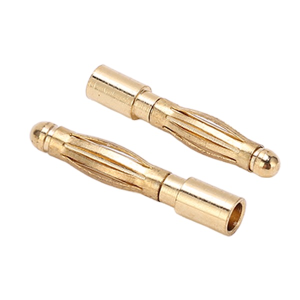 2,0 mm Bullet Banana Connectors Rent kobber Nikkelbelagt Bullet Banana Connectors for Line Plug In