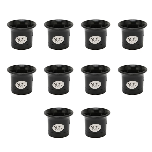 10ST 10X urmakare Lupp Yrke Optisk lins Bärbar Juvelerare Lupp 10X Okular för watch Bildsmycken