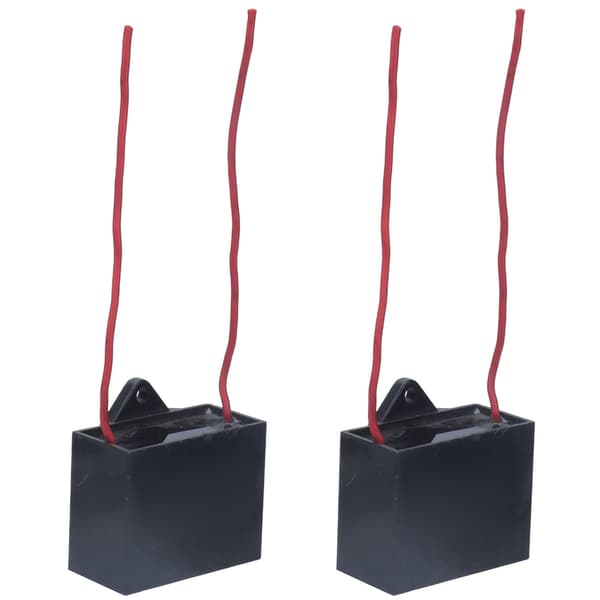 2 st takfläktkondensator startkomponent 2 trådar 25UF 14cm ledningslängd CBB61 250VAC