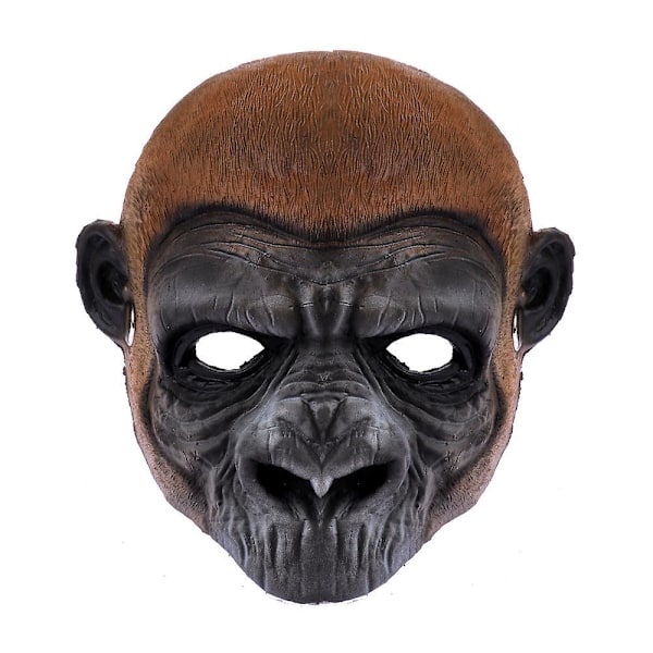 Hauska Orangutan-naamio Halloween-karnevaali-juhliin Gorilla-apinan koriste aikuisille