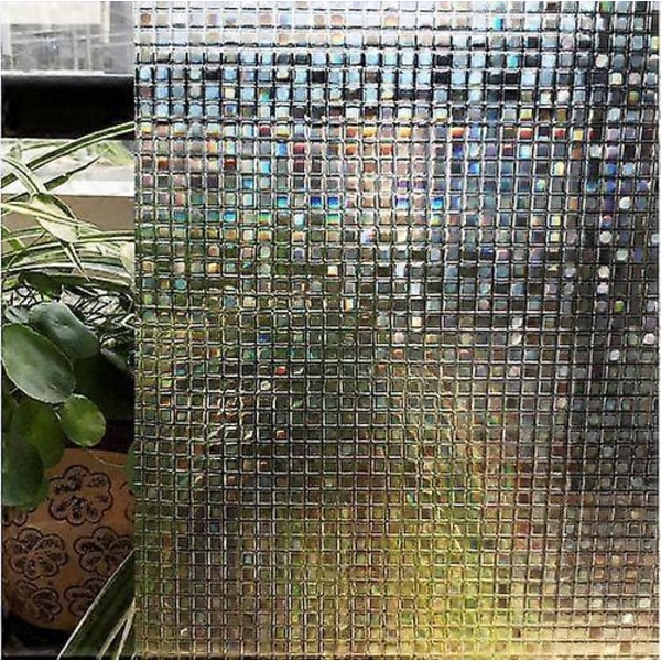 Mosaiikki Ikkunakalvo [45x200 cm] - Staattinen Kiinnitys Pimennys Ikkunakalvo - Itseliimautuva ja Läpinäkymätön Ikkunakalvo