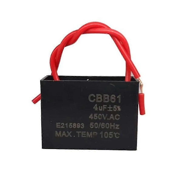 CBB61 Startkondensator 1UF-20UF Motorkondensator för Elmotor 1UF