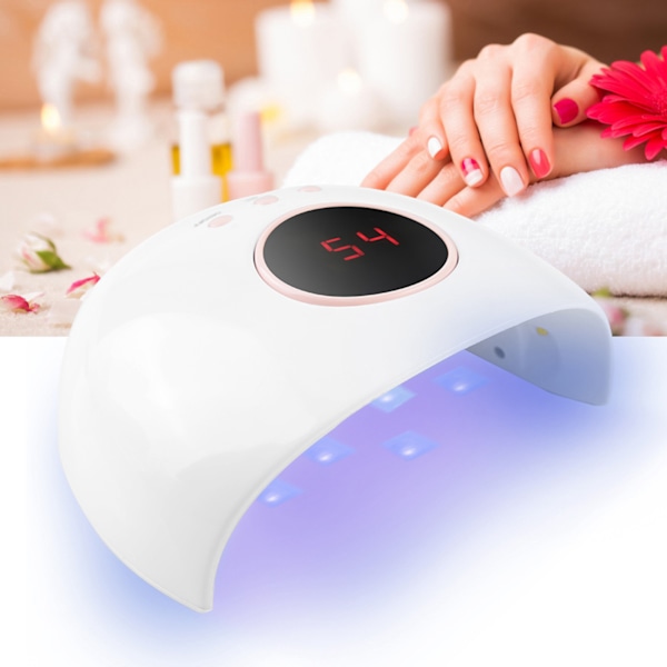 24W UV-neglelampe Gel Polish Lamp Light Herdende Manicure Machine