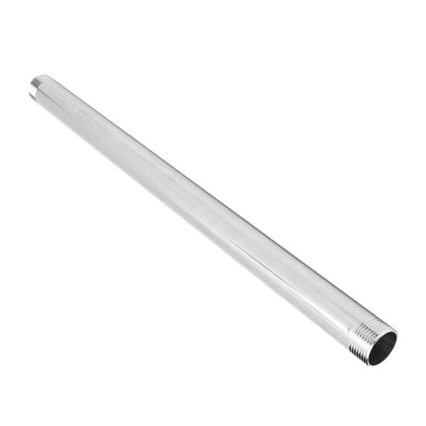 Rustfrit stål han gevindrør nippel adapter fittings VVS-system tilbehør 50cmG1 han gevind forlængerstang 50cm
