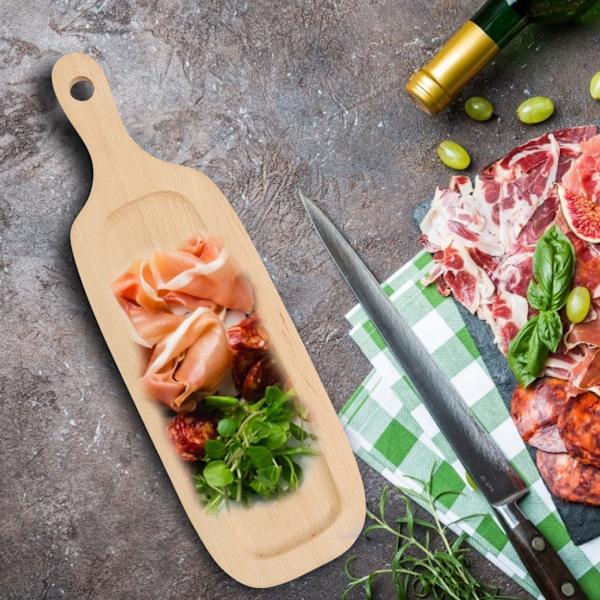 Suorakulmainen urallinen pizzaleipäjuustoleivoskakkuleikkuulauta tarjoilualusta leivontaan Kotikeittiötyökalu