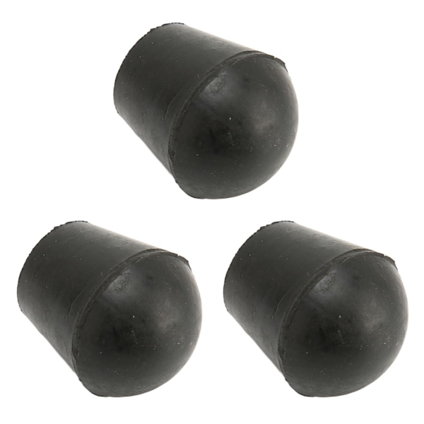 3 STK krykkespisser 22 mm indre diameter gummimateriale Innebygd kobberplate spadestokkspisser for utskifting