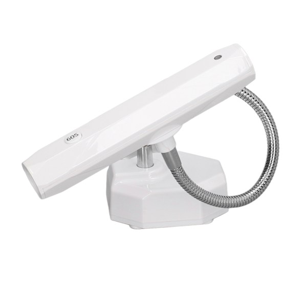 Gooseneck Nail Lamp Fast Dry Oppladbar LED Desktop Gooseneck Nail Light for Manikyr Hvit