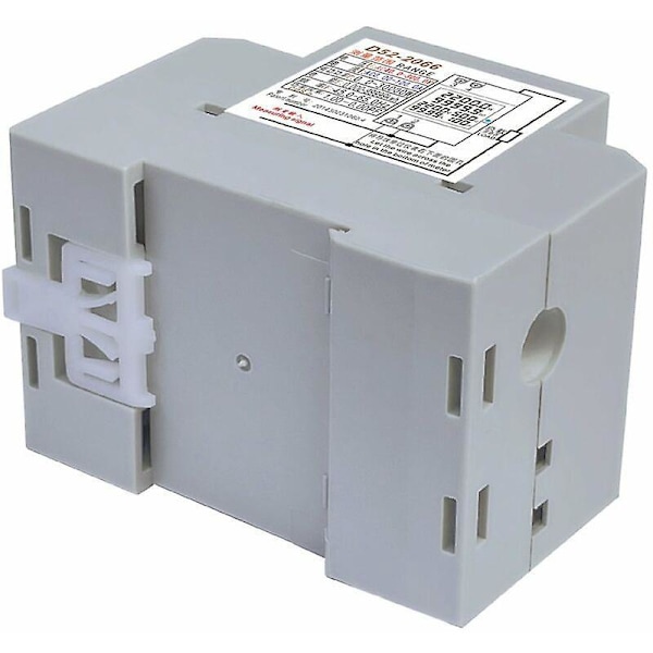 Energiförbrukningsindikator D52-2066 Enfashushålls smart wattimmätare Elektrisk skentyp multifunktionell wattimmätare LCD-display AC40-