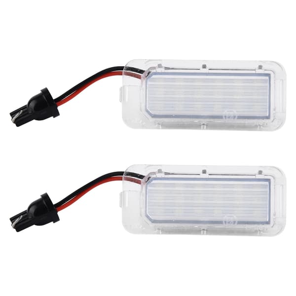 2 stk. ABS Bil Skilt LED Lys Lampe for Ford Focus MK2 Hatchback Facelift 2008-2010