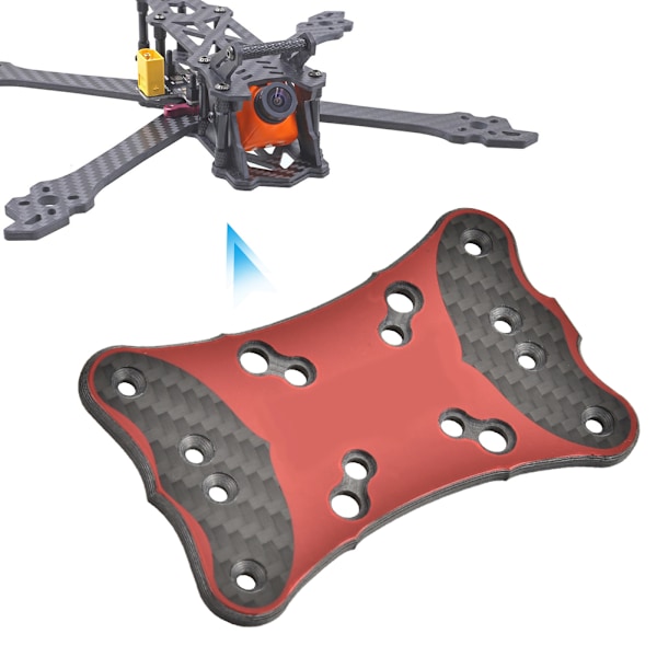 Hiilikuitualusta Emax Hawk Buzz RC -päivitysosien lisävaruste