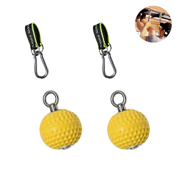 Klättring Pull Up Ball Håll Grips Halkfria handgrepp Styrketränare Träningsövningar för Pull Up Kettlebells Fitness
