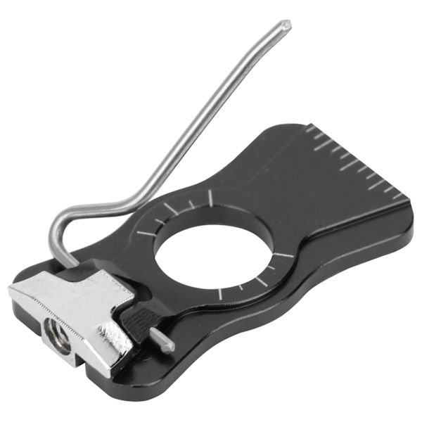 Justerbar traditionel recurve bue pil hvile aluminiumlegering magnetisk pil stand sort