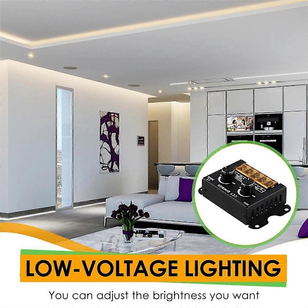 LED-ohjain DC 5-24V 15A himmennettävä CCT kaksivärinen lämpötila-LED