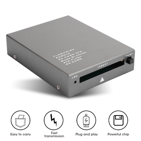 USB2.0 till PC ATA Flash-minneskortläsare Plug and Play-adapter för PC-dator