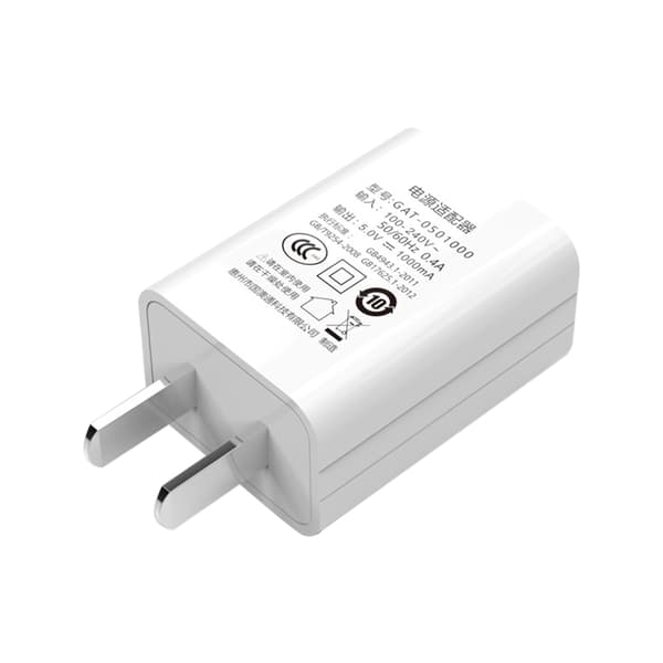 5V 1A USB-opladeradapter Strømforsyning Bærbar USB-vægoplader