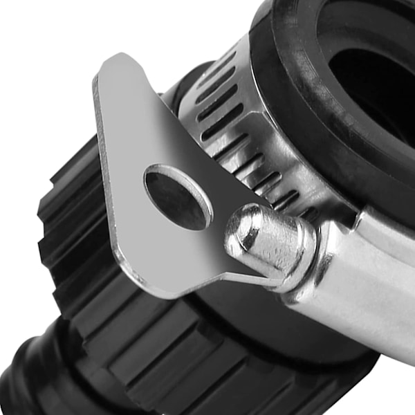 Universal Vandhane Slangekobling Hurtigkobling Vandhaneadapter Diameter Mindre End 20mm (sort) 2 stk
