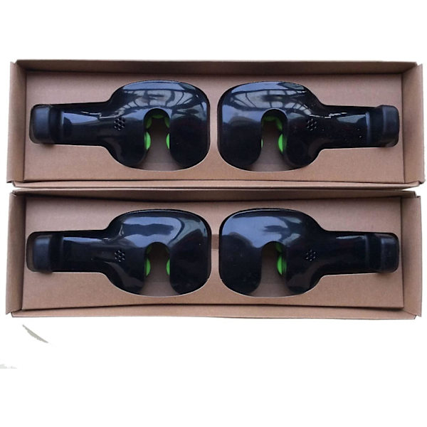 Svarta bilnackstödsförvaringskrokar 4-pack