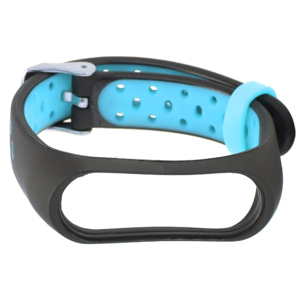 Smart armband armband smartklocka handledsband loop armband rem för Xiaomi Mi Band 6 5 NFC(Svart Blå )