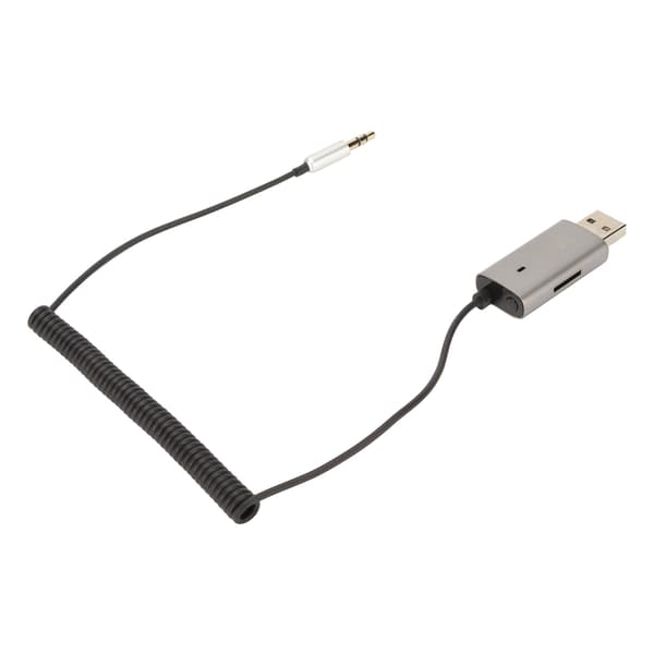 Bil Bluetooth 5.1 Aux-adapter USB til 3,5 mm Jack Bil Bluetooth-mottaker for bilstereo hodetelefoner høyttaler