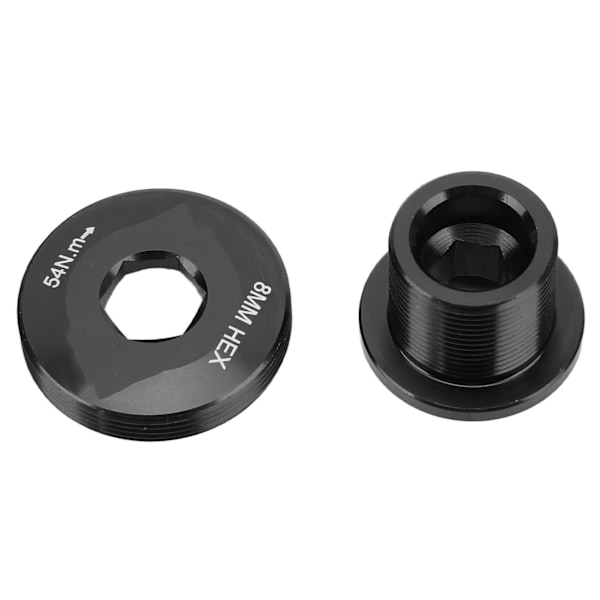 Cykelvevarmsfixeringsbult M18 M30 Legering Cykelvevarmskruvar för Landsvägscykel MountainbikeSvart