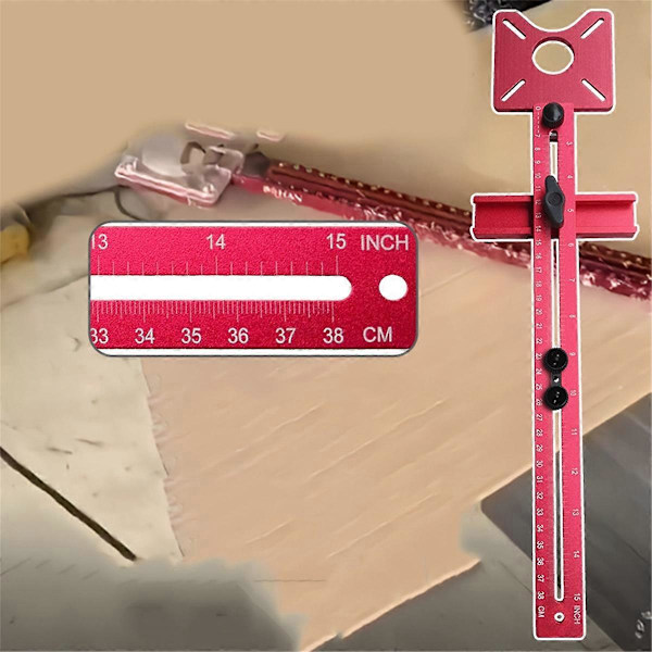 Fræse Not Beslag Base Router Cirkel Jig - Tommer & CM B
